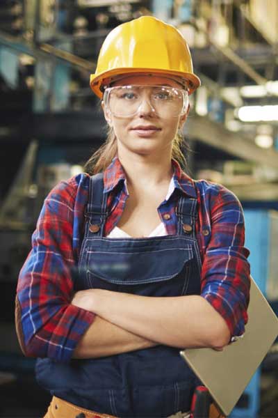 Construction worker at site